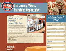 Tablet Screenshot of jerseymikesway.com